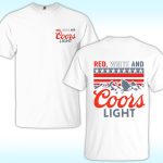 Red White And Coorls Light Shirt, 4th of July