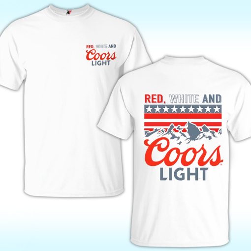 Red White And Coorls Light Shirt, 4th of July