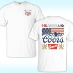 Red White and Coors Banquet Shirt, 4th of July
