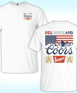 Red White and Coors Banquet Shirt, 4th of July