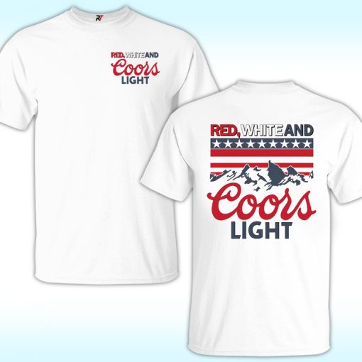 Red White and Coors Light Shirt, 4th Of July