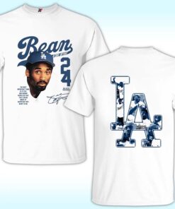 BEAN Kobe Bryant Black Mamba Shirt With Signature