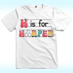 Custom Kids Name Back To School Shirt