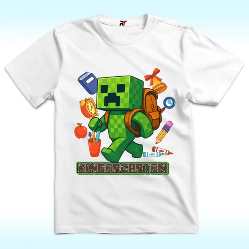 Mine Craft, Back To School Shirt For First Grade