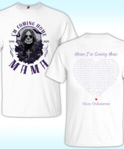 No More Tour Shirt, Mama I'm Coming Home Ozzy Osborne