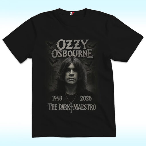 Ozzy Osbourne Tribute Shirt, The Dark Maestro 1948–2025