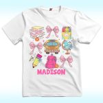 Personalized Cute Back To School Shirt For Girls, First Day Of School