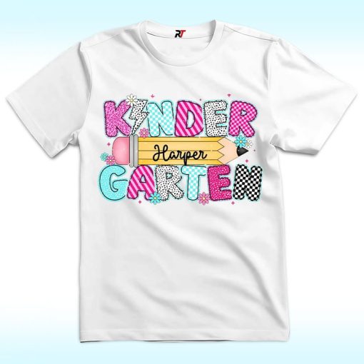 Personalized Kindergarten Shirt For Kid, Back To School