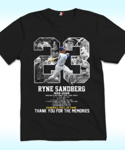 Ryne Sandberg Shirt Chicago Cubs, Baseball Hall of Fame Memorial