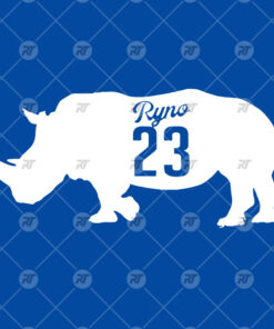 Ryne Sandberg With Chicago Cubs Logo Watermark