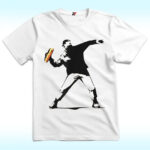 Banksy Inspired Sandwich Thrower Shirt
