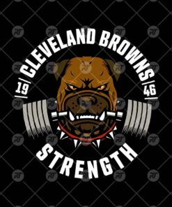 Cleveland Browns Strength Hardened Toughness Watermark