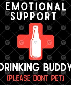 Emotional Support Drinking Buddy Watermark