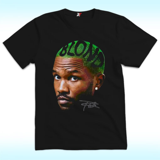 Frank Ocean Green Hair Shirt With Signature