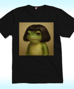 Frog Face With Bob Haircut Shirt