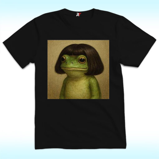 Frog Face With Bob Haircut Shirt