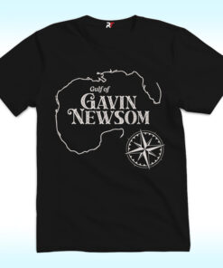 Gavin Newsom Gulf of Mexico Map Shirt