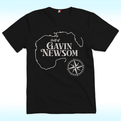 Gavin Newsom Gulf of Mexico Map Shirt