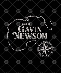 Gavin Newsom Gulf of Mexico Map Shirt