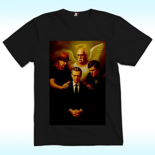 Gavin Newsom Meme Shirt, Hulk Hogan Tucker Carloson Kid Rock Meme