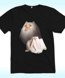 Ghost Kitten Cat Halloween Shirt