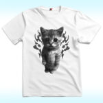 Y2K Goofy Cat Meme Shirt