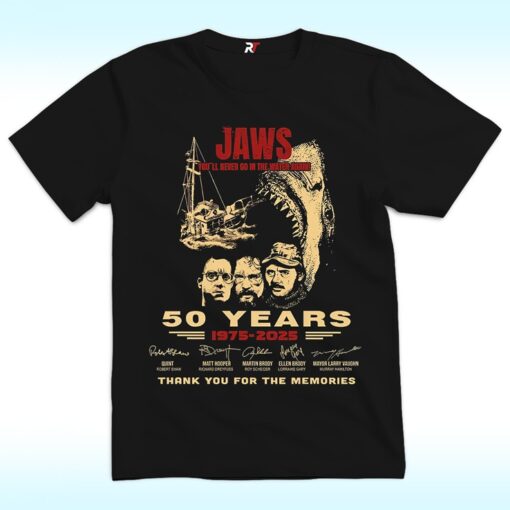 Jaws Fiftieth Anniversary T Shirt