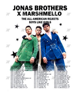Jonas Brothers And Marshmello Watermark Anniversary Tour