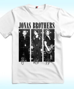 Jonas Brothers Shirt With Signature