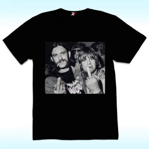 Lemmy and Ozzy Middle Finger Shirt