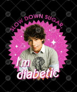 Nick Slow Down Sugar I Am Diabetic Watermark
