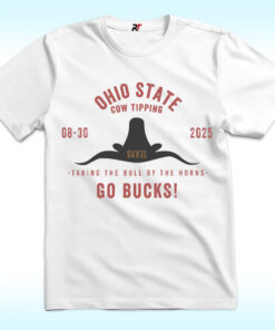 Ohio State Vs Texas Cow Tipping Football Game 2025 Shirt