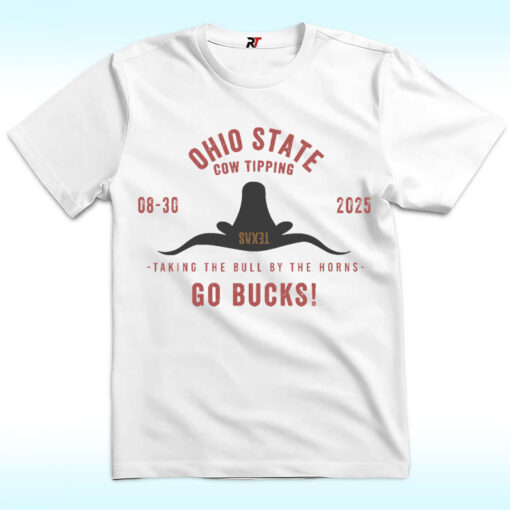 Ohio State Vs Texas Cow Tipping Football Game 2025 Shirt