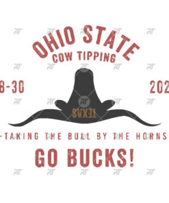 Ohio State Vs Texas Cow Tipping Football Game Watermark