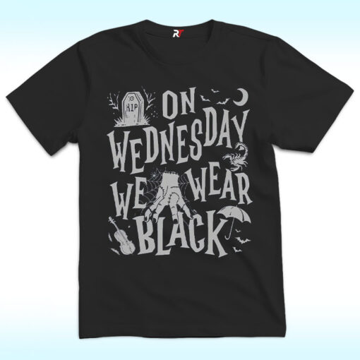 On Wednesdays We Wear Black Shirt
