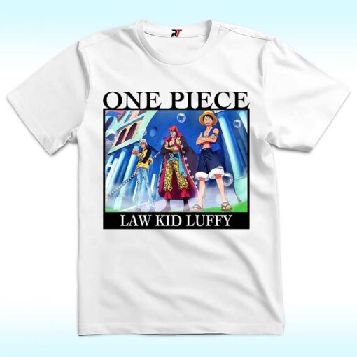 One Piece Law Kid Luffy T Shirt