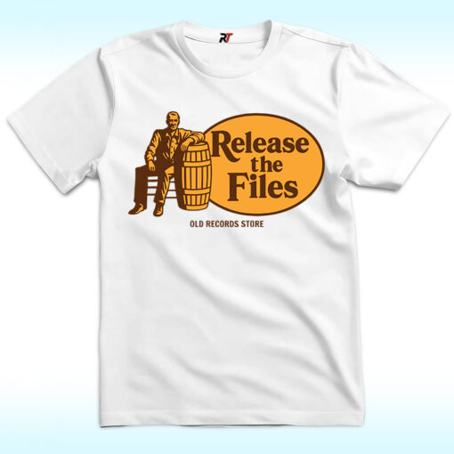 Release The Files Old Records Store Shirt