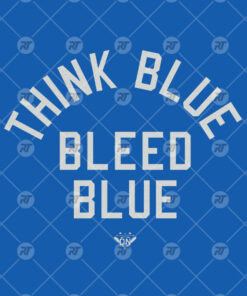 Think Blue Bleed Blue Watermark