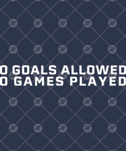 Tre White Goalie Academy Zero Goals Watermark