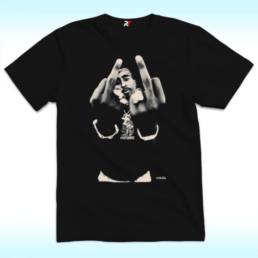 Tupac Middle Fingers Shirt
