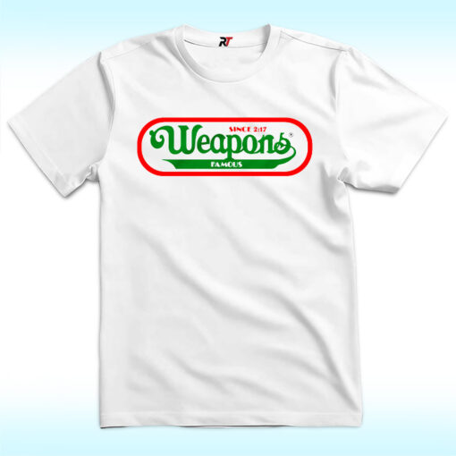 Weapons Famous Hot Dogs Shirt