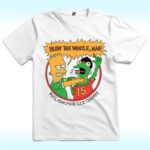 Bart Simpson Blow The Whistle Philadelphia LIX Champs Shirt