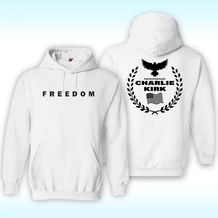 Charlie Kirk Freedom Hoodie