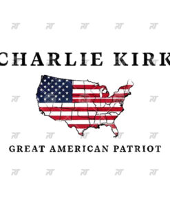 Charlie Kirk Great American Patriot Watermark