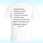 Choose Christ Erika Kirk Shirt, Erika Kirk Speech, Choose Prayer, Choose Courage