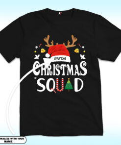 Custom Christmas Squad 2025 Shirt