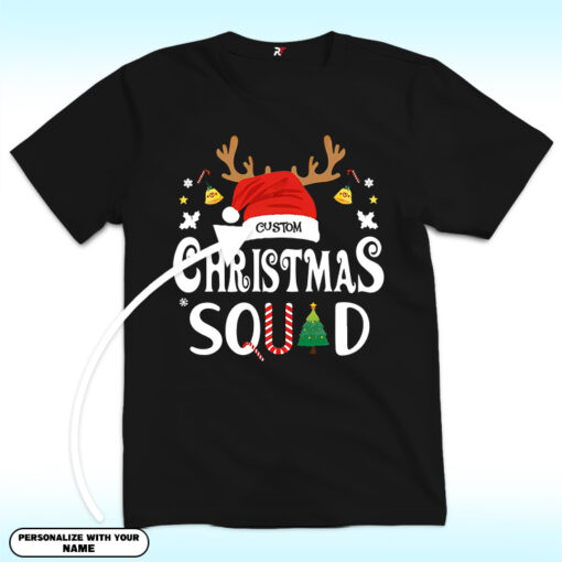 Custom Christmas Squad 2025 Shirt