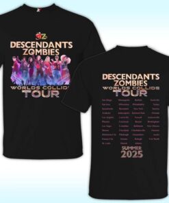 Descendants Zombies Worlds Collide Tour Disney Shirt