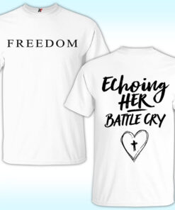 Echoing Her Battle Cry Shirt, Erika and Charlie Kirk