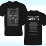Edgar Allan Poe The Raven Gothic Poem Text Shirt